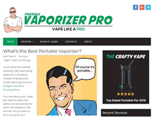 Tablet Screenshot of portablevaporizerpro.com